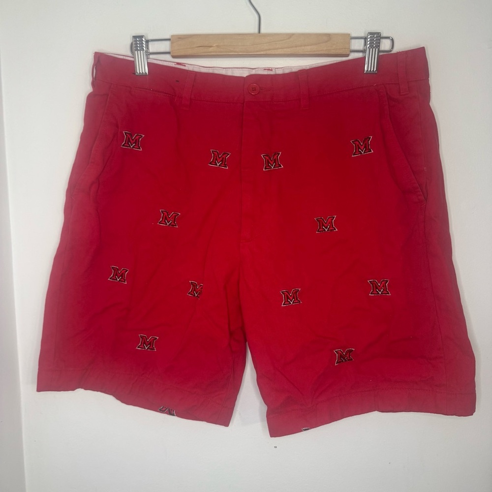 Pennington & Bailes Red Embroidered M Stadium Pants Size 34 ￼